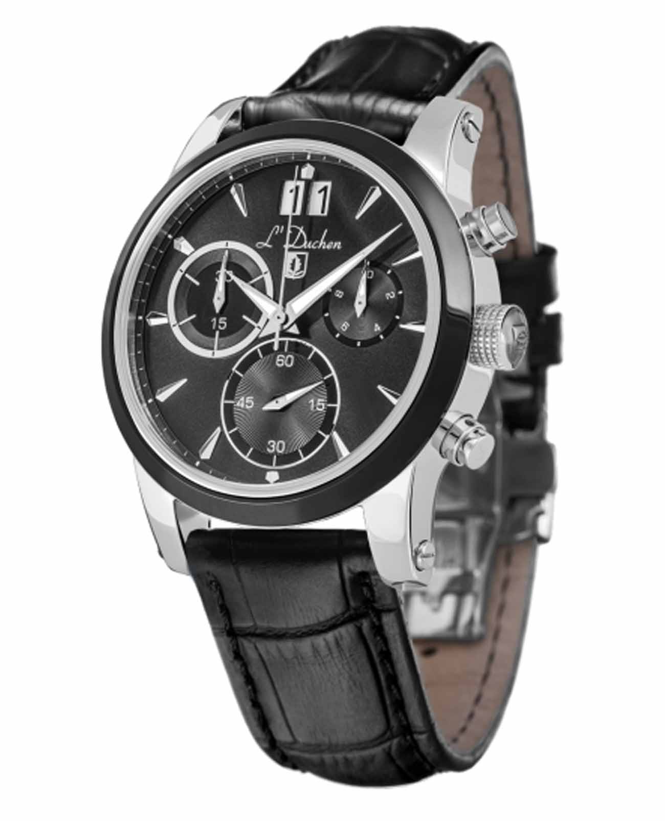 Оригинальные часы L'Duchen L'Duchen Aerostat Chrono D 232.11.31 кварцевые калибр механизма  общий вид